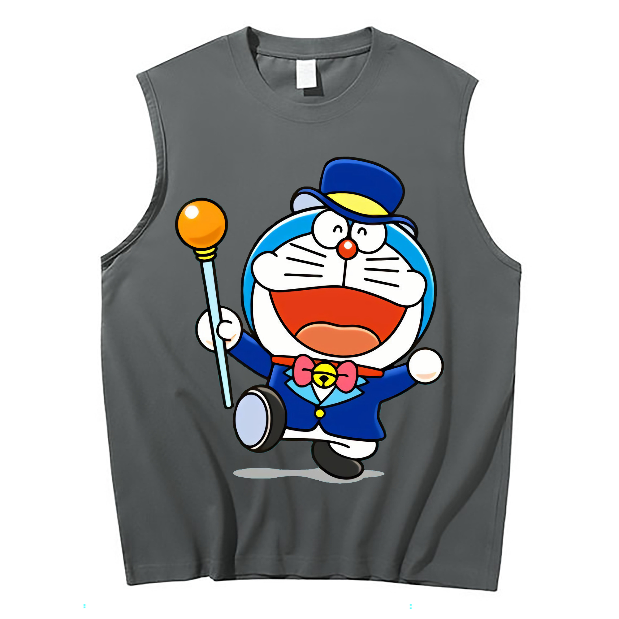 （画像用） ドラえもん Doraemon コットン100％タンクトップ（フロントプリント）